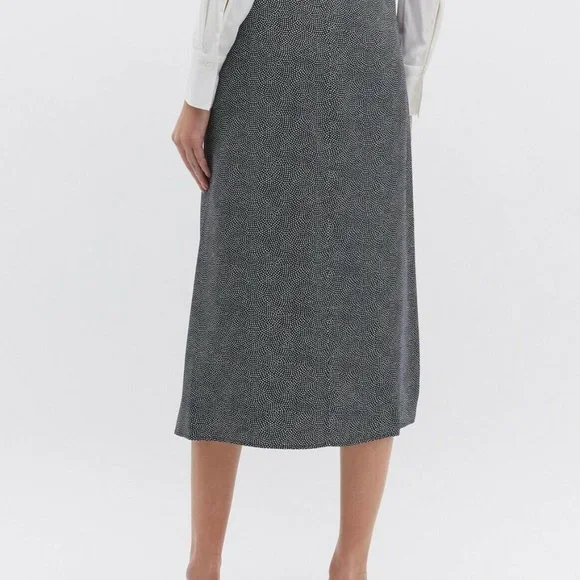 NWT Equipment Climmie Ruffle Midi Skirt with Slit size M - Picture 3 of 12